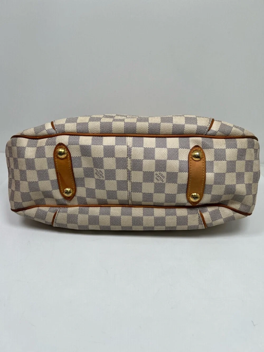Louis Vuitton LV Shoulder Bag Galliera PM White Damier Azur